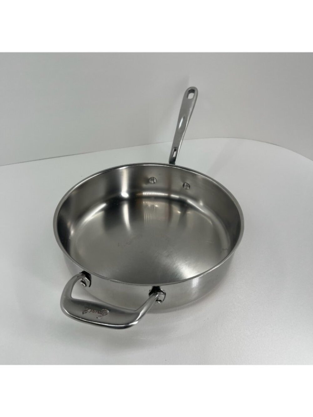 Emeril 3qt Sauté Pan Stainless Steel Copper Band Skillet Helper Handle 10.5 Inch - Picture 4 of 16